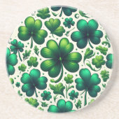 Dessous de verre en grès de la Saint-Patrick Lucky (Devant)