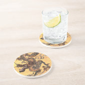 Dessous de verre en grès de la Tapisserie de Drago (Côté)