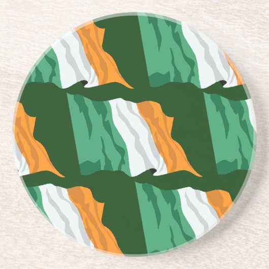 Dessous de verre en grès de l'Irlande (Devant)