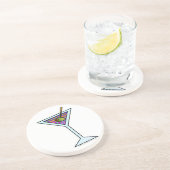 DESSOUS DE VERRE EN GRÈS DE MARTINI (Côté)