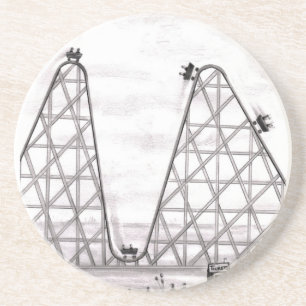 Dessous De Verre En Grès De meilleures plus mauvaises montagnes russes