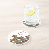 Dessous de verre en grès de Noël (Côté)