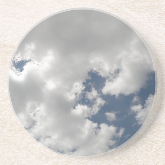 Dessous de verre en grès de nuages (Devant)
