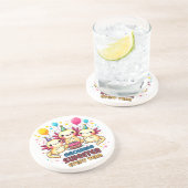 Dessous De Verre En Grès De plus en plus sucré avec chaque année  (Côté)