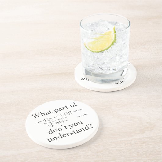 Dessous De Verre En Grès De quelle partie… (Côté)