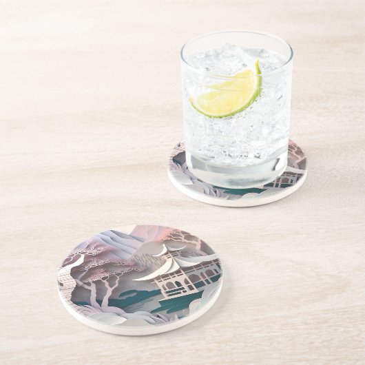 Dessous de verre en grès de revêtement de sol (Côté)