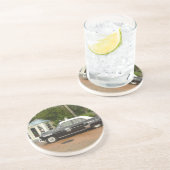 Dessous De Verre En Grès De 'voiture 51 polices de Chevrolet (Côté)