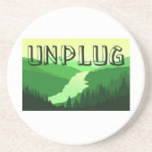 Dessous De Verre En Grès Débrancher (Devant)