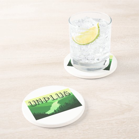 Dessous De Verre En Grès Débrancher (Côté)