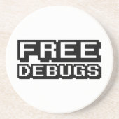 DESSOUS DE VERRE EN GRÈS DEBUGS GRATUITS (Devant)