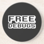 DESSOUS DE VERRE EN GRÈS DEBUGS GRATUITS (Devant)