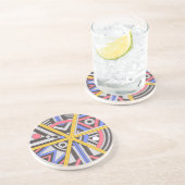 Dessous De Verre En Grès Déco 1 (Côté)
