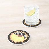 Dessous De Verre En Grès Déesse Lune 2 (Côté)