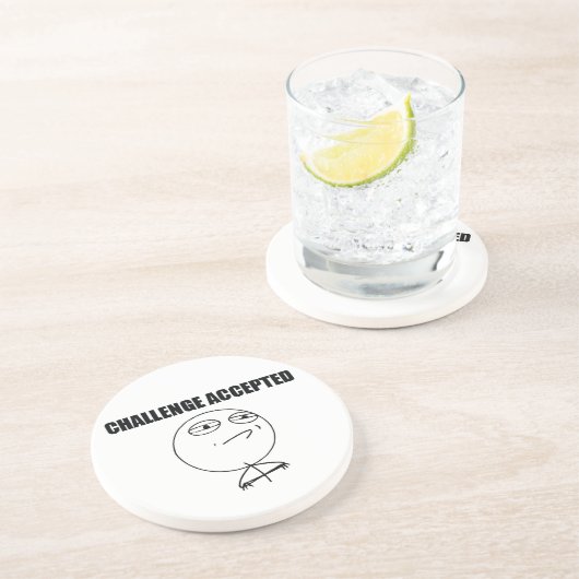 Dessous De Verre En Grès Défi admis (Côté)