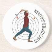 Dessous De Verre En Grès Défilement Ax (Devant)