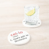 Dessous De Verre En Grès Définition du cello (Côté)