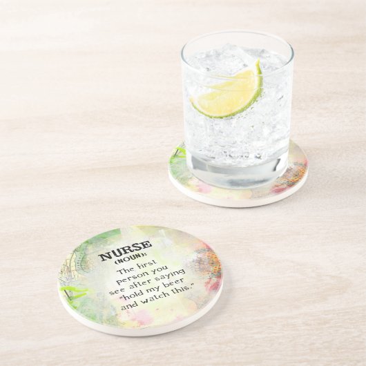 Dessous De Verre En Grès Définition d'une infirmière (Côté)