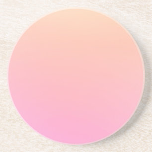Dessous De Verre En Grès Dégradé rose et rose