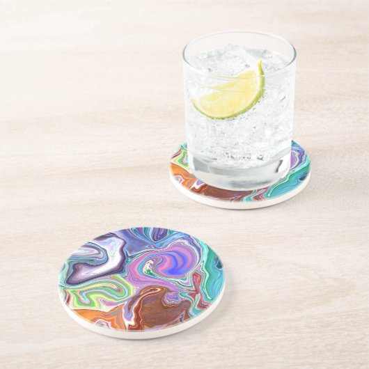 Dessous De Verre En Grès Délibéré (Côté)