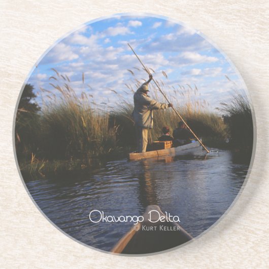 Dessous De Verre En Grès Delta d'Okavango (Devant)