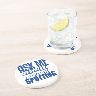 Dessous De Verre En Grès Demandez-Moi Ce Qu'Il En Est De L'Aéronef.
