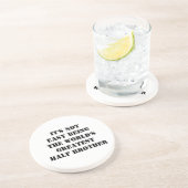 Dessous De Verre En Grès Demi-frère (Côté)