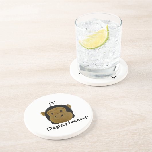 Dessous De Verre En Grès Département informatique (Côté)