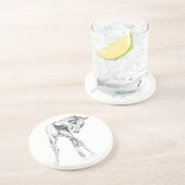 Dessous De Verre En Grès Dépouille (Côté)