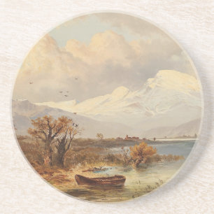 Dessous De Verre En Grès Der Haider See - Emil Barbarini
