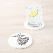 Dessous De Verre En Grès Derviche de tourbillonnement (Côté)