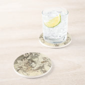 Dessous De Verre En Grès Des dessous de verre féeriques de grès de songe (Côté)