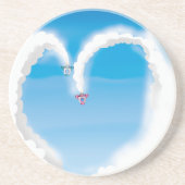 Dessous De Verre En Grès Des roquettes ! (Devant)