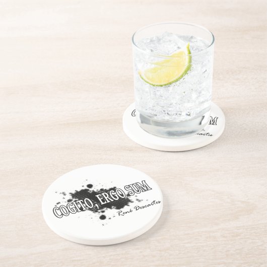 Dessous De Verre En Grès Descartes (Côté)