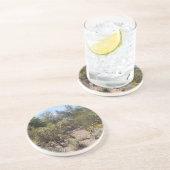 Dessous De Verre En Grès Désert (Côté)