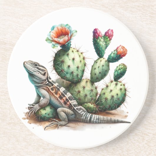 Dessous De Verre En Grès Desert Charm (Devant)