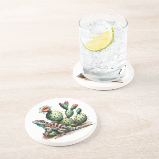 Dessous De Verre En Grès Desert Charm (Côté)