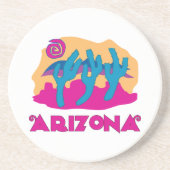 Dessous De Verre En Grès Désert d'AZ (Devant)