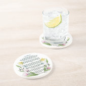 Dessous De Verre En Grès Desiderata par Max Ehrmann (Côté)