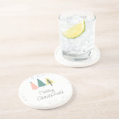 Dessous De Verre En Grès Design de Noël (Côté)