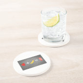 Dessous De Verre En Grès Design de style de vie sain (Côté)