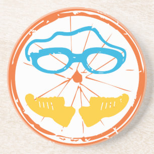 Dessous De Verre En Grès Design fun Triathlon