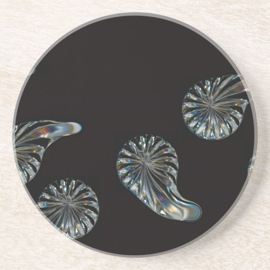 Dessous De Verre En Grès Design irlandais - La collection Crystal (Devant)