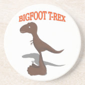 Dessous De Verre En Grès Dessin T-Rex Bigfoot (Devant)