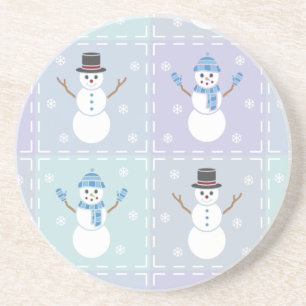 Dessous De Verre En Grès Dessous de plat en grès Couverture d'hiver