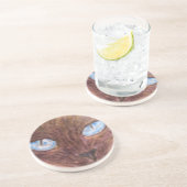 Dessous De Verre En Grès Dessous de verre, chat siamois (Côté)