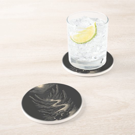 Dessous De Verre En Grès Dessous de verre de grès (Côté)