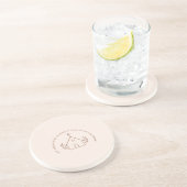 Dessous De Verre En Grès Dessous de verre de grès (Côté)