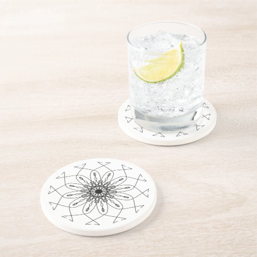 Dessous De Verre En Grès Dessous de verre de grès (Côté)