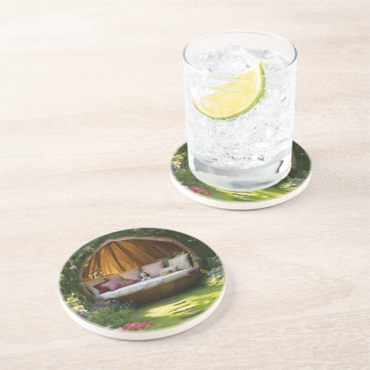 Dessous De Verre En Grès Dessous de verre de grès (Côté)