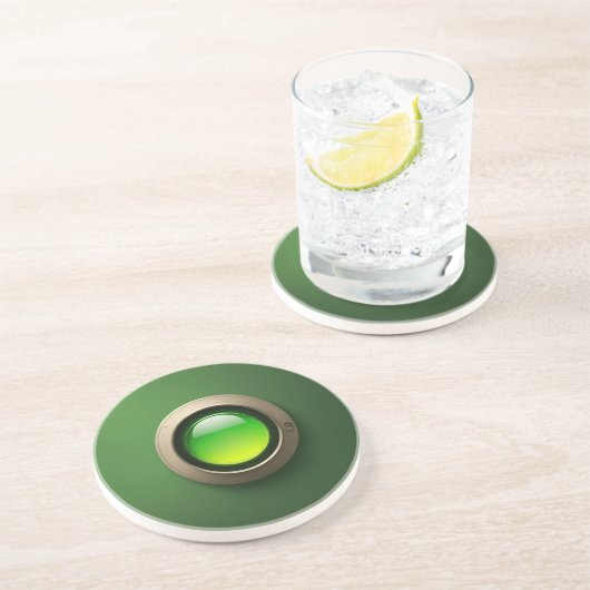 Dessous De Verre En Grès Dessous de verre de grès (Côté)